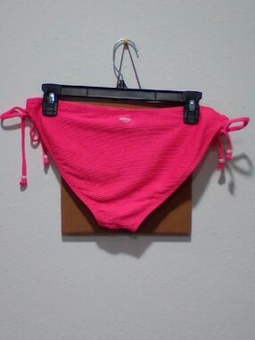 Bingo Surf Pink Ribbed Swimwear Piece